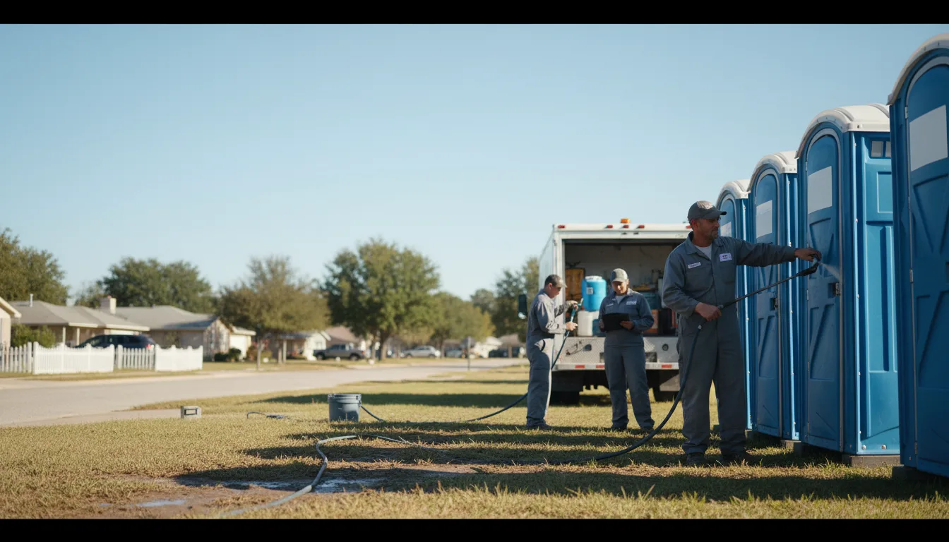Long-Term Portable Toilet Rental in Ewing, IL near me